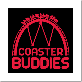 Coaster Buddies (red) Posters and Art